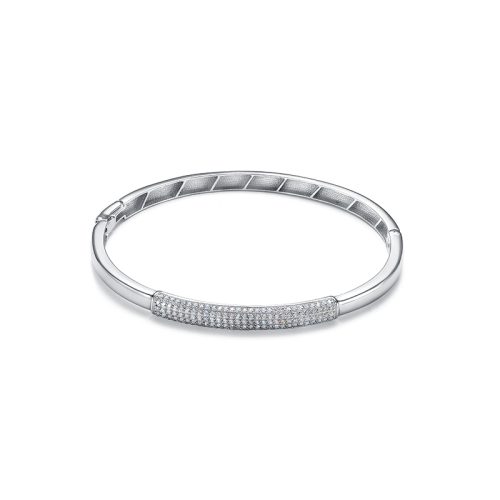 Серебряный браслет 925 пробы с фианитами