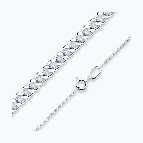 Серебряная цепь 925 пробы