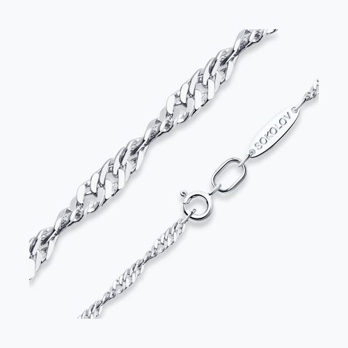 Серебряная цепь 925 пробы