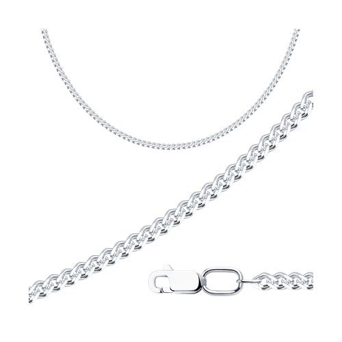 Серебряная цепь 925 пробы