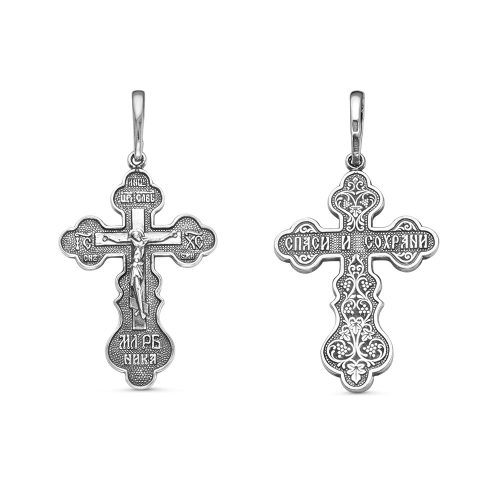 Серебряный крест 925 пробы