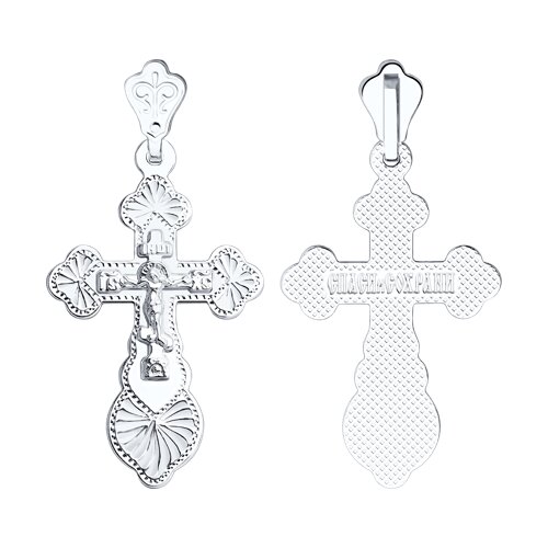 Серебряный крест 925 пробы