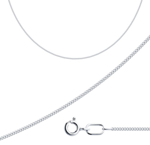 Серебряная цепь 925 пробы