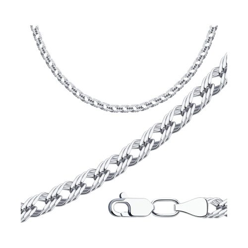 Серебряная цепь 925 пробы